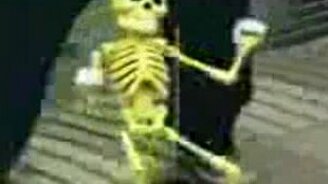 Скелет танцует - смотреть видео (1:12)