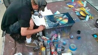 Мастер уличного художества - смотреть видео (5:10)