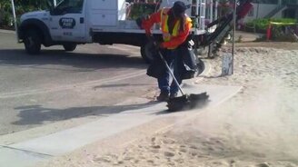 Пляжная турбощётка - смотреть видео (1:09)