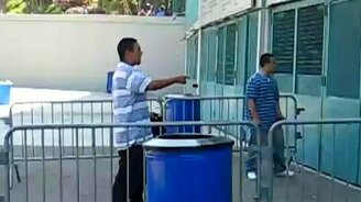 Добился собственного задержания - смотреть видео (1:21)