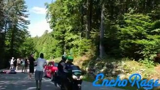 Внезапный велосипедист - смотреть видео (0:10)