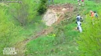 Мотоцикл взбесился - смотреть видео (0:31)