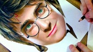 Рисуем Гарри Поттера - смотреть видео (4:16)