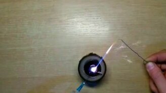 1400 градусов от свечи - смотреть видео (1:30)