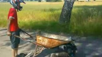 Тележка-самокат - смотреть видео (1:29)