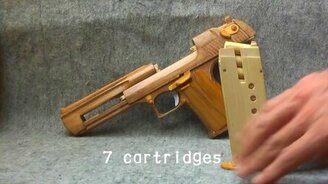 Пистолет из дерева - смотреть видео (3:54)