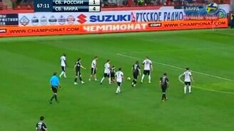 Символичный гол в футболе - смотреть видео (2:38)