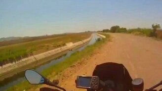 Мотоциклист спас телёнка - смотреть видео (3:13)