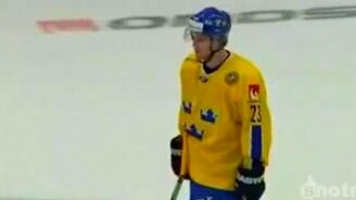 Хитрый хоккейный гол - смотреть видео (1:17)