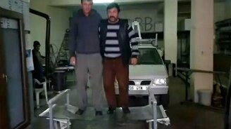 Проверка бронированного стекла - смотреть видео (1:41)