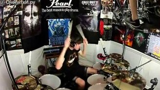 Барабанщик и композиция Дафт Панк - смотреть видео (6:10)