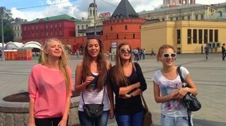 Русская песня в исполнении молодых девушек - смотреть видео (0:52)