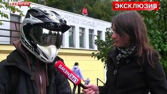 Погонял по метро на мотоцикле - смотреть видео (2:25)