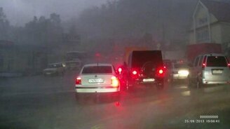 Смерч в Дагомысе - смотреть видео (2:30)