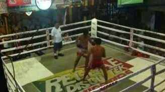 Смешной тайский бокс - смотреть видео (2:05)