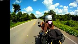 Длительное путешествие на мотоцикле - смотреть видео (9:07)