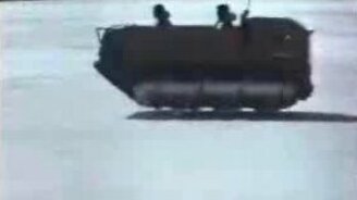 Советский мощный вездеход - смотреть видео (1:16)