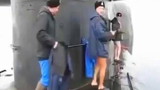 Закалённые русские ребята - смотреть видео (2:04)