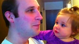 Дочка потеряла папину бороду - смотреть видео (2:36)