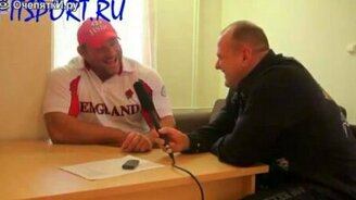 Позитивный смех от силача - смотреть видео (0:37)