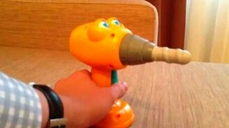 Смешная игрушка дрель - смотреть видео (0:50)