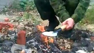 Яичница по-военному - смотреть видео (0:56)