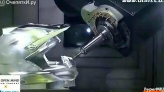 Шлем на станке с программным управлением - смотреть видео (2:24)