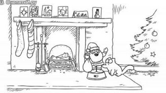 Рождественское представление от кота Саймона - 1 - смотреть видео (1:26)