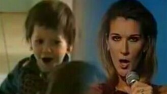 Экспрессивная маленькая певица - смотреть видео (1:17)