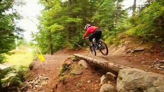 Сверхскоростная горная велотрасса - смотреть видео (2:20)