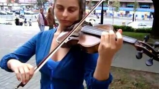 Пираты Карибского моря на скрипке - смотреть видео (1:00)