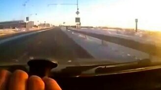 О, боже, какой мужчина увернулся! - смотреть видео (0:37)