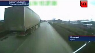 Самый везучий дальнобойщик в мире - смотреть видео (2:10)