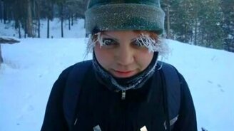 Когда на улице -50 градусов мороза - смотреть видео (2:40)