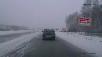 Занос со счастливым концом - смотреть видео (0:44)