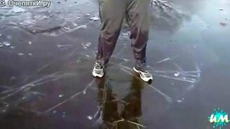 Подборка водно-ледяных неудач - смотреть видео (3:49)
