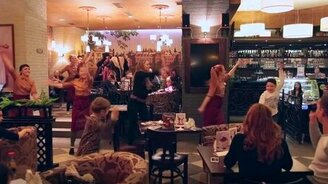 Оригинальный флешмоб в кафе - смотреть видео (3:56)