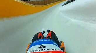 Санный спорт от первого лица - смотреть видео (1:09)