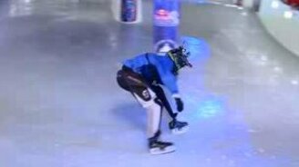 Скоростные трюки на коньках от первого лица - смотреть видео (1:05)