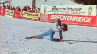 Фигурные танцы на лыжах - смотреть видео (2:33)