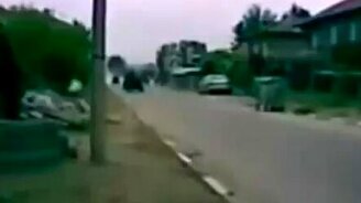 Как цыгане уходят от погони - смотреть видео (0:36)