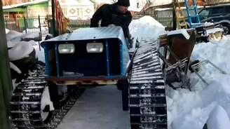 Самодельный вездеход Блоха-1 - смотреть видео (2:36)