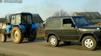 Гелендваген против Белоруса - смотреть видео (0:43)