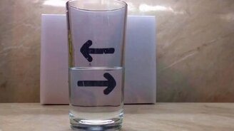 Удивительный трюк с водой - смотреть видео (1:06)