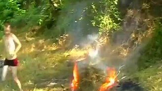 Отдохнули у костра - смотреть видео (0:29)