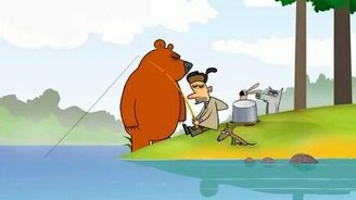 Лесной оркестр на рыбалке - смотреть видео (1:00)