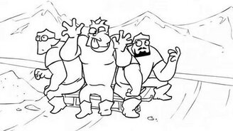 Три богатыря в бобслее - смотреть видео (2:25)