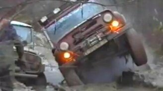 УАЗы не знают дорог! - смотреть видео (2:13)