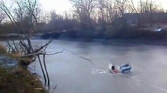 Вот так нырнул! - смотреть видео (0:07)