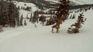 Экстремальное падение с обрыва - смотреть видео (0:59)